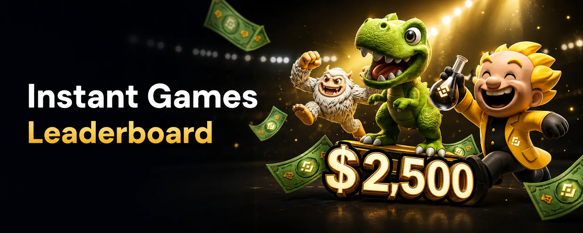 Cocobet instant games leaderboard with $2,500 prize pool